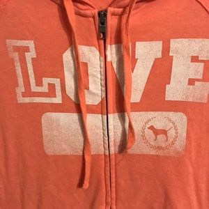 PINK Victoria's Secret Tops - VS PINK lightweight zip-up hoodie PINK Victoria's Secret Tops - VS PINK lightweight zip-up hoodie